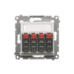 SIMON54 biały DGL34.01/11 Gn.głoś. x4 KONTAKT