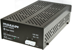 Adapter AC/DC Uwy 12V dc Iwy 10A Zacisk wciskany 6,3 mm 135W, typ wtyczki: Brytyjski 2-stykowy