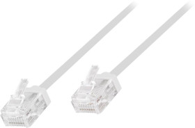 kabel LAN LogiLink CQ3011U, 1 szt., RJ45, CAT 6a, U/UTP, 0.30 m, biały