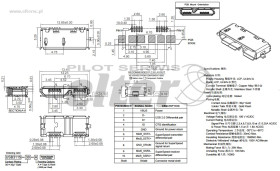 Gniazdo microUSB B SMD 10PIN 3.0
