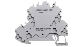 Złączka 2-Piętrowa 2,5Mm2 Diodowa Szara Topjobs 2002-2211/1000-410 /50Szt./