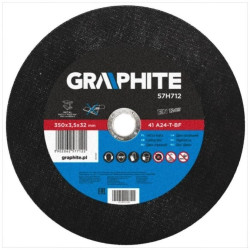 Tarcza tnąca do metalu 350x3.5x32 mm 41 A24-T-BF 57H712