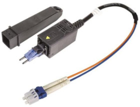 Fibre optic cable, PushPull (V4) to LC, 1 m, OM3, multimode 50 µm, 33262310010018