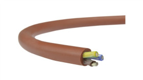 Kabel Silikonowy Sihf 180C 300/500V 3X1,5 Ciepłoodporny Lsoh Ceglasty Linka...