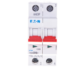 Wyłącznik nadprądowy 2P D 10A 10kA AC PLSM-D10/2-MW 242424