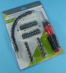 WKRĘTAK Z ELAST.PRZEDŁ. BITY+NASAD.40SZT