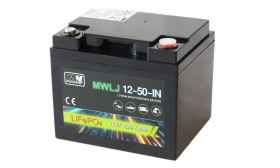 Akumulator LiFePO4 12,8V 50Ah MWLJ 12-50-IN M6