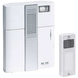 Grothe 43399 Mistral Wireless Door Bell 9V-GPE Powerful Signal