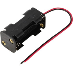 TRU COMPONENTS TC-13220680 Battery tray for 4x AAA LxWxH 51x24x22 mm