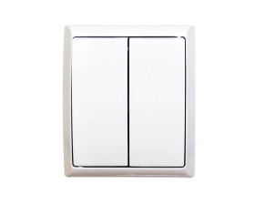 FALA Łącznik hermetyczny świecznikowy IP44 biały ŁNH-2H/00