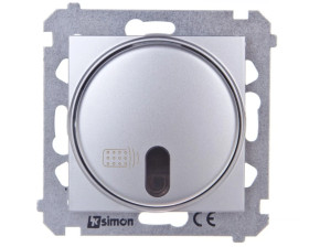 Simon 54 Łącznik zdalnie sterowany z przekaźnikiem srebrny mat DWP10P.01/43