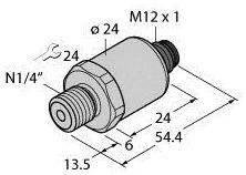 Turck Przetworniki ciśnienia 1 szt. PT300PSIG-1003-U1-H1143
