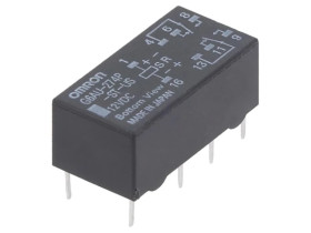 Przekaźnik elektromagnetyczny DPDT Ucewki 12VDC 0,5A/125VAC G6AU-274P-ST-US 12DC