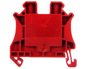 Złączka szynowa przepustowe 2-przewodowa 10mm2 czerwona Ex UT 10 RD 3046304 /50szt./