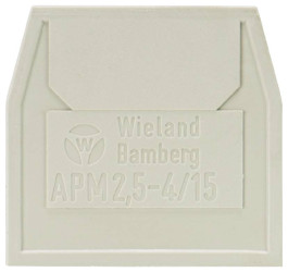 Wieland Electric 07.311.0853.0 Płyta zamykająca szary 10 szt.