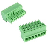 TLP3-CPF7 Kostka zaciskowa 7p, prosta, z gniazdem raster 3,50 mm