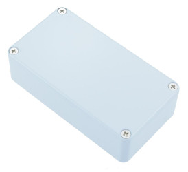 1590BLG Hammond Grey Diecast Enclosure Stompbox 112 x 60 x 31mm