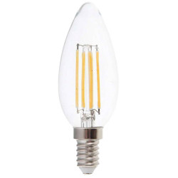 V-TAC 217423 LED Candle Warm White E14 6W EEC F 35x98mm
