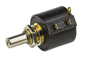 Potencjometr 10kΩ typ Obrotowy Bourns średnica wału 6,35 mm 2W długość wału 20.6mm Montaż panelowy