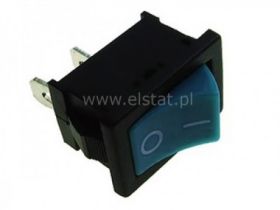 Przeł. kołys. 6A 250V niebieski 2p