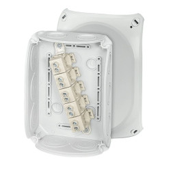 Puszka odgałęźna 180x130x77 5x10mm2 CU IP66 szara DK 1010 GZ 62000157