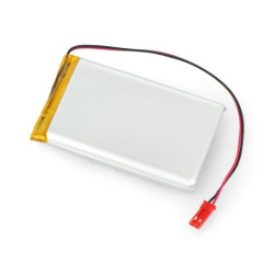 Akumulator Li-Pol Akyga 4000mAh 1S 3,7V - złącze JST-BEC + gniazdo - 80x50x8mm