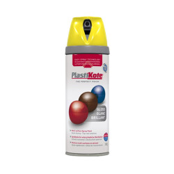 PlastiKote 440.0021104.076 Colour Twist &amp; Spray Gloss New Yellow RAL 1018 400ml