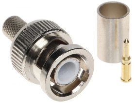 Wtyk zaciskany BNC-W/ZAC-RG59*P25