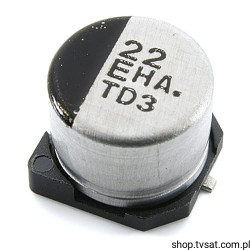 EEEHA1E220AJ 22uF 25V Electrolytic SMD-6.3X5.4L PANASONICC