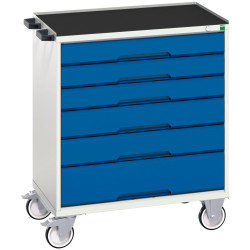 Bott 16927005.11 Verso Mobile Cabinet 6 Drawer