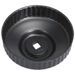 Sealey VS7006.V2-22 Oil Filter Cap Wrench &#xD8;93mm x 45 Flutes