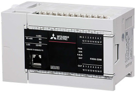 Sterownik programowalny PLC Mitsubishi Electric FX5U 16 16 Ethernet, RS485 Ujście, źródło Przekaźnik, tranzystor 120