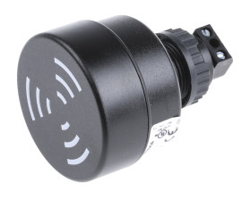 Brzęczyk 24 V AC/DC 80dB Montaż na ścianie Werma 1-tonowy IP65 Ciągły