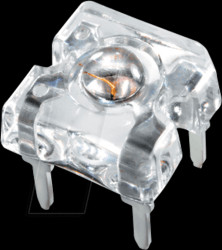 TLWR8600 Super flux LED, 7.62x7.62 mm, red, 0.8 mcd, 60°