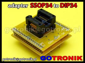 Adapter SSOP34 to DIP34 z podstawką