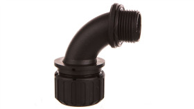 Łącznik Poliamidowy Kątowy M20 Ip67 Czarny Lrsk 20M/16 E03dk-07010100501...