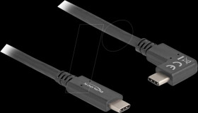 80038 USB 3.0 cable, C male, angled left/right, 4K 60 Hz, 2 m
