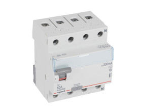 Wyłącznik różnicowoprądowy 4P 63A 300mA typ AC P304 TX3 411729 LEGRAND