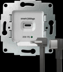 SC20-EU C Power supply unit, flush-mounted, sDock wall bracket, USB-C, 20 