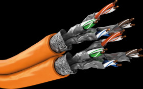 75714 Cat.7a duplex installation cable S/FTP PiMF, 50 m