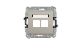 Icon Mechanizm Gniazda Multimedialnego Podwójnego Bez Modułu (Standard...