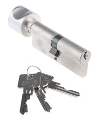 Zamek cylindryczny euro, Mosiądz, Europrofil, 40/40 mm, 61mm