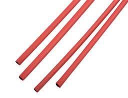 5 METRÓW RURKA 2,5 / 1,25 mm TERMOKURCZLIWA CZERWONA