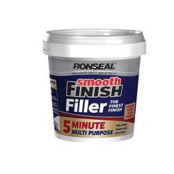 Ronseal 36564 Smooth Finish 5 Minute Multipurpose Filler Tub 600ml