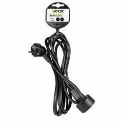 Przedłużacz elektryczny 1 gn+0 5m czarny VA0310-5B Vayox