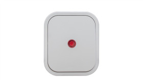 B2 Łącznik Zwierny Natynkowy 10A 250V Światło/Dzwonek Ip54 Podświetlany Biały...