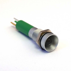 Lampka kontrolna do montażu panelowego 24V dc, zielona 8mm LED CML Innovative Technologies
