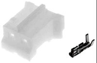 TMXX02-G/2 Złącze mocy, gniazdo na kabel - 2pin (z terminalami) raster gniazda: 1.25mm - kpl. 2 sztuki