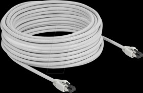 80565 Cat.8.1 patch cable, S/FTP, 15m, gray