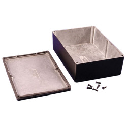 Hammond 1550WEBK IP66 Diecast Aluminium Enclosure Black (171 x 121 x 55mm)